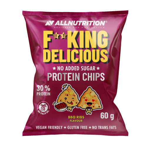 BBQ ízű fehérjés chips, 60 g