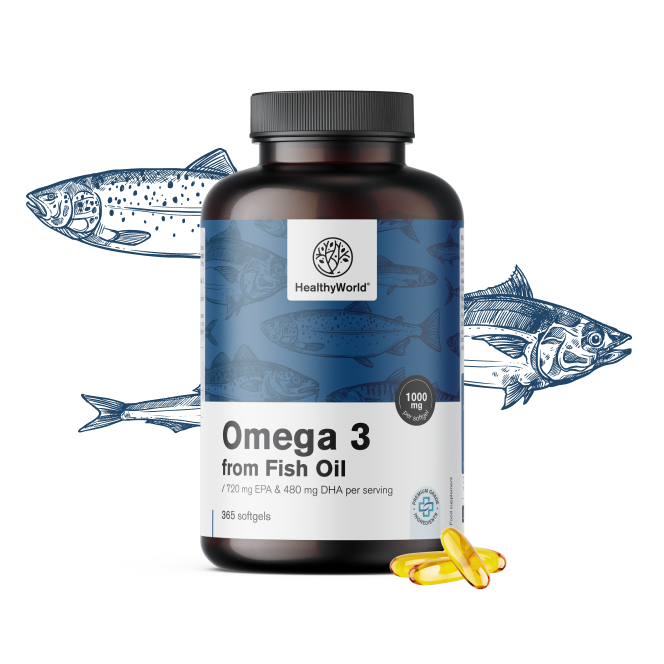 Omega-3 1000 mg – halolajból
