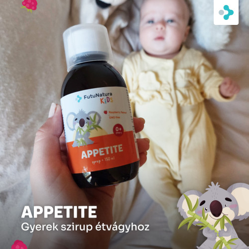 3x APPETITE – Gyerek szirup az étvágyhoz, összesen 450 ml - FutuNatura.hu