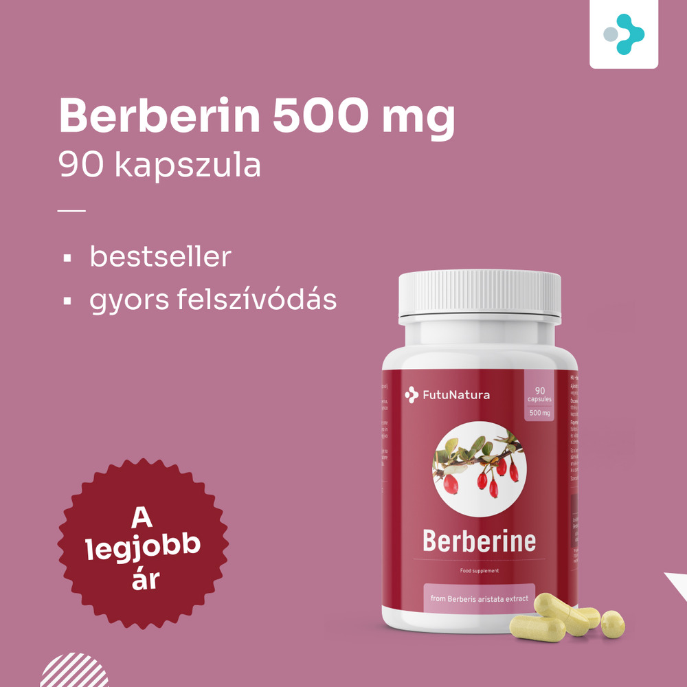 Berberin 500 mg, 90 kapszula - FutuNatura.hu