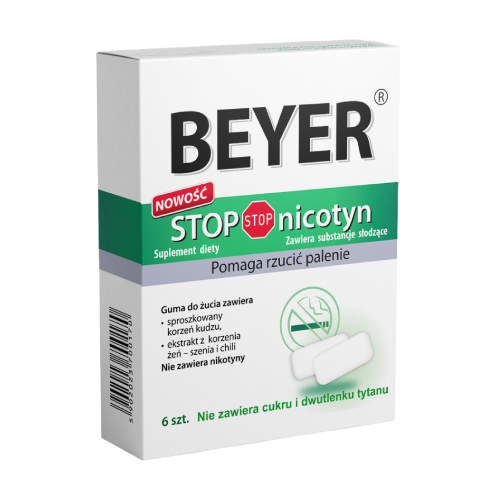 Stop Nicotine – rágógumi, 6 rágógumi