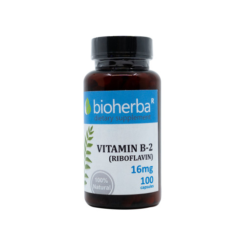 B2-vitamin (riboflavin) 16 mg, 100 kapszula