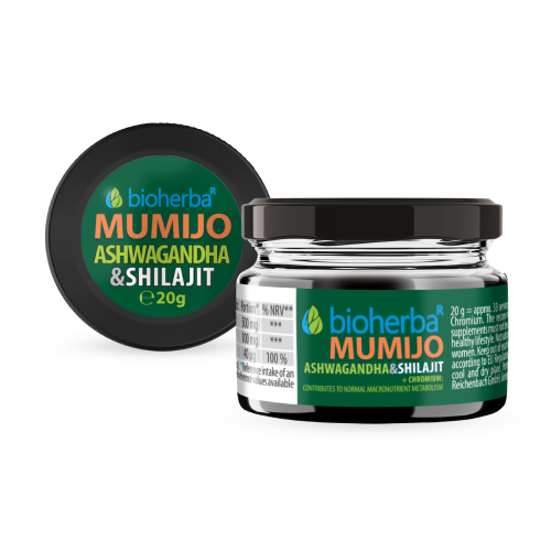 Shilajit (Mumijo) gyanta ashwagandhával, 20 g
