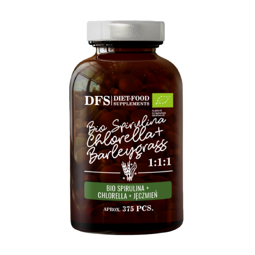 BIO Spirulina + chlorella + árpafű
