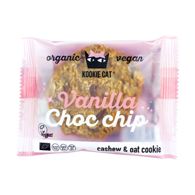 BIO Kookie Cat süti - vanília & csokicseppek