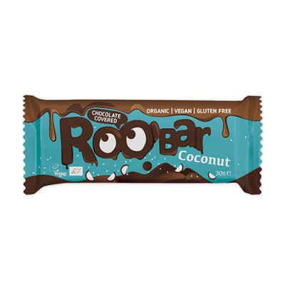 BIO Roobar vegán szelet - kókusz & csokoládé