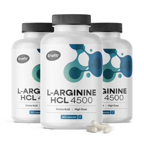 3x L-arginin HCL 4500 mg, összesen 1095 kapszula