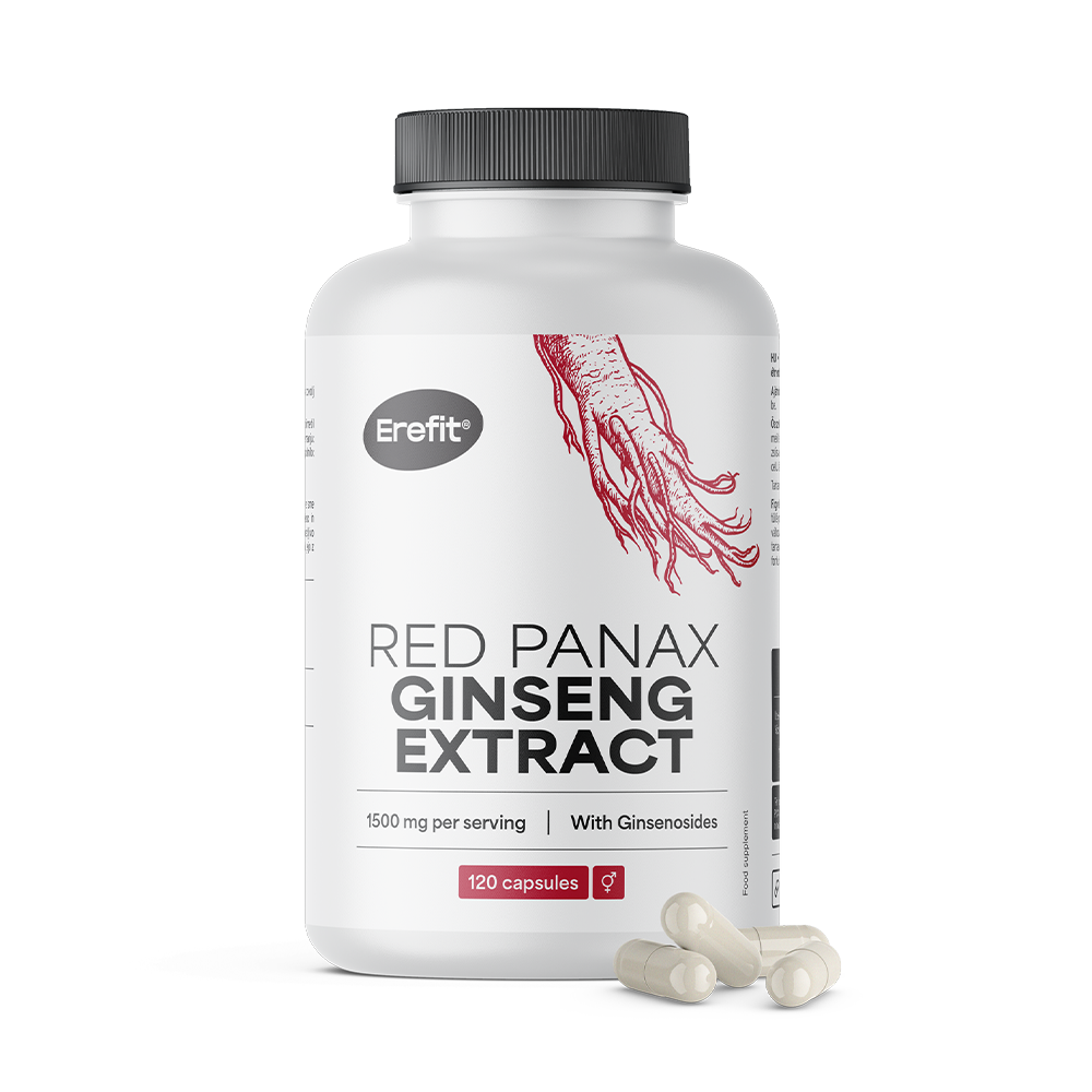 Vörös Panax ginzeng.