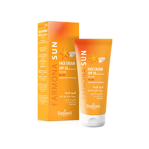 Napvédő krém az arcra SPF 50.