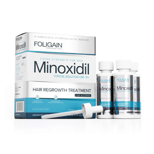 5%-os minoxidil szérum férfiaknak – alacsony alkoholtartalommal, 180 ml