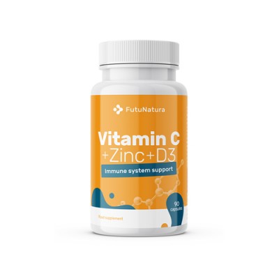 C-vitamin + cink + D3-vitamin