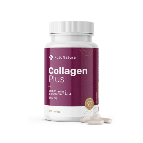 Kollagén + C-vitamin + hialuronsav, 120 tabletta