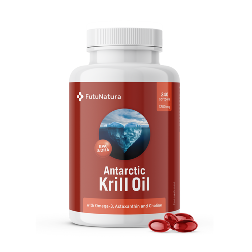 Krill olaj 1200 mg, 240 lágy kapszula