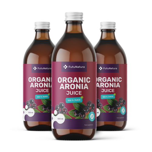 3x BIO Arónialé, összesen 1500 ml