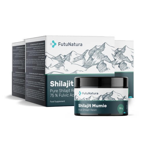 3x Shilajit Mumie gyanta – 75 % fulvosav, összesen 90 g