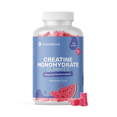 Kreatin-monohidrát 3000 mg – görögdinnye, 90 gumicukor