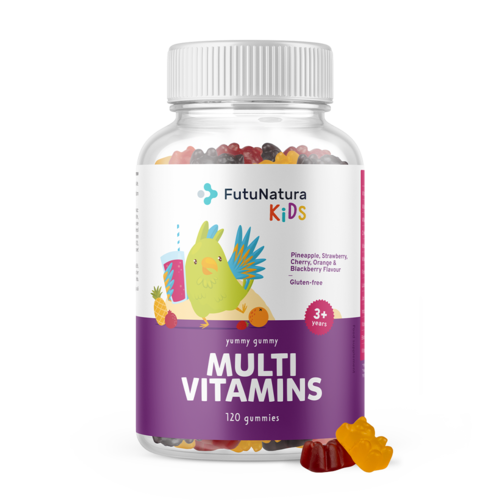 MULTI VITAMINS – Gumicukor gyerekeknek multivitaminnal, 120 gumicukor