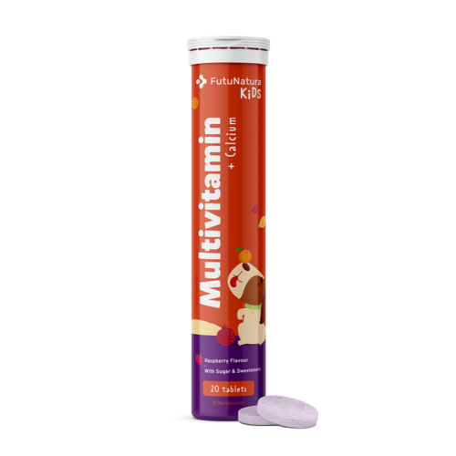 Multivitamin gyerekeknek – pezsgőtabletta, 20 pezsgőtabletta