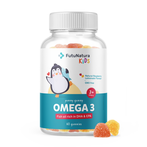 Omega-3 rágógumi cukorkák gyerekeknek