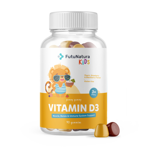 D3-vitamin – Gumicukor gyerekeknek, 90 gumicukor