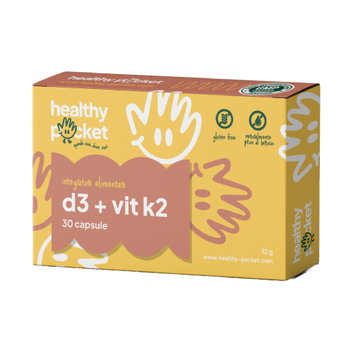 D3 + K2-vitamin, 30 kapszula