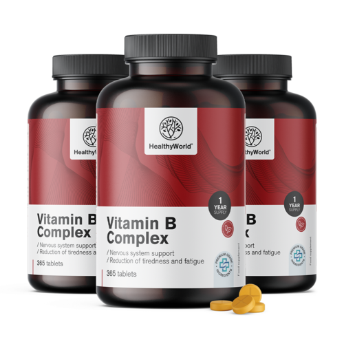 3x B-vitamin komplex, összesen 1095 tabletta