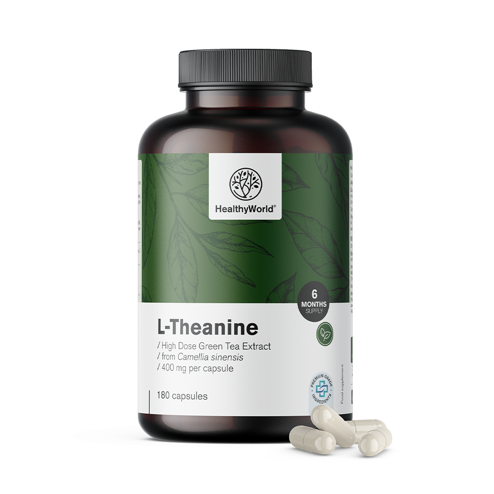 L-Theanine 400 mg kapszulákban