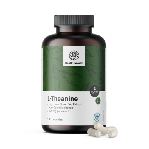 L-Theanine 400 mg kapszulákban