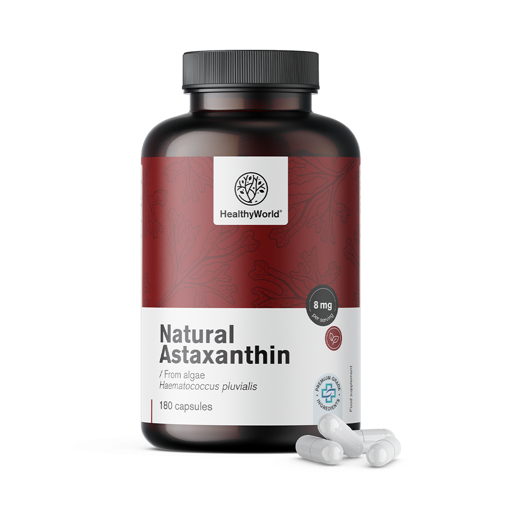 Természetes astaxanthin 160 mg kapszulában