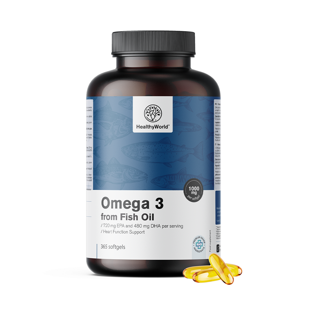 Omega-3 1000 mg EPA-val és DHA-val