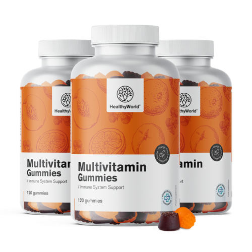 3x Multivitaminok, összesen 360 gumicukor