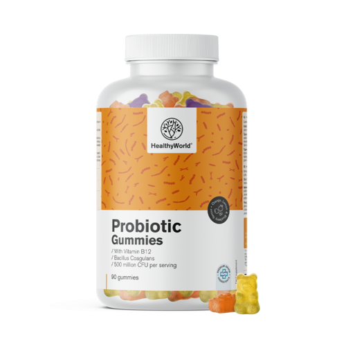 Probiotic – gumicukor mikrobiológiai tenyészetekkel, 90 gumicukor