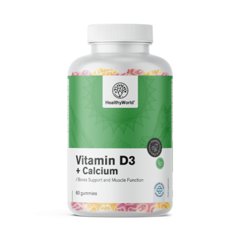 D3-vitamin + kalcium gumicukor