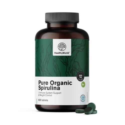 BIO Spirulina 500 mg, 600 tabletta