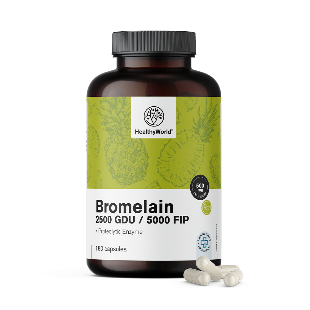 Bromelain 500 mg kapszulákban