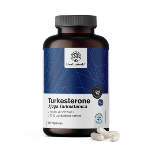 Turkesterone 1200 mg, 90 kapszula