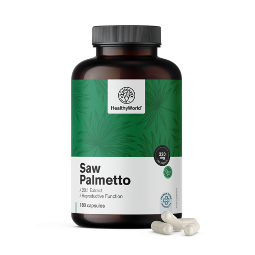 Saw Palmetto – Fűrészpálma 320 mg, 180 kapszula