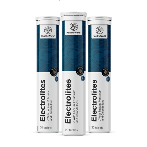 3x Elektrolitok – pezsgőtabletta, összesen 60 pezsgőtabletta