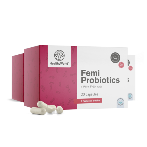 3x Femi Probiotics – nőknek, összesen 60 kapszula