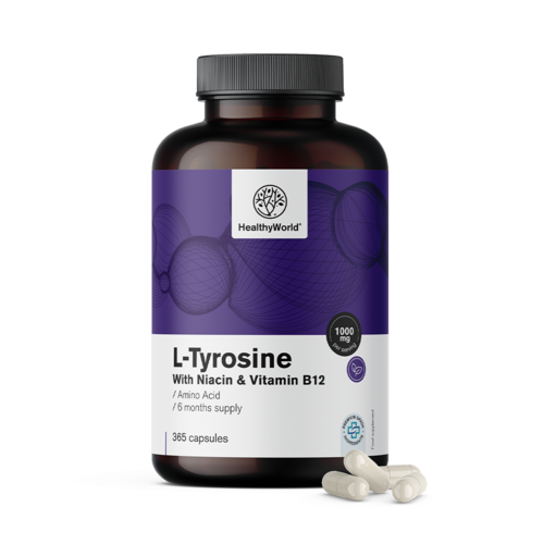 L-tirozin 1000 mg, 365 kapszula
