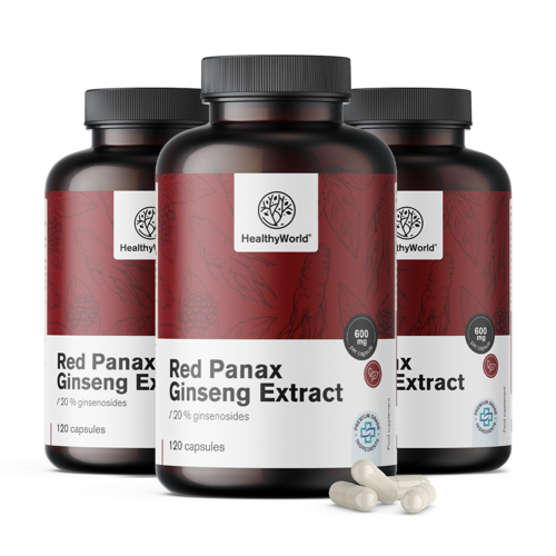 Red Panax Ginseng – izvleček rdečega ginsenga 600 mg