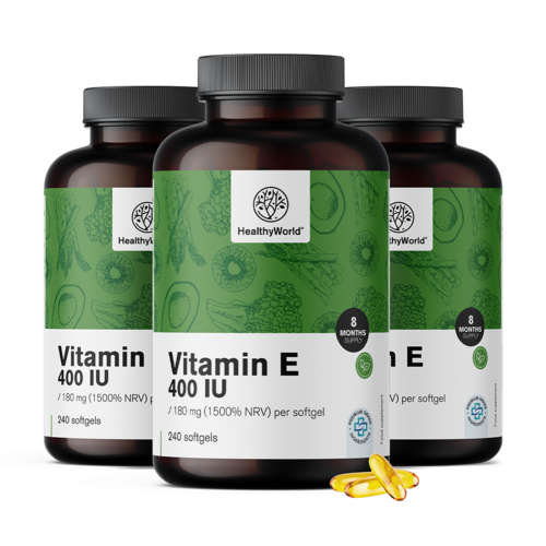 3x E-vitamin 400 NE, összesen 720 lágy kapszula