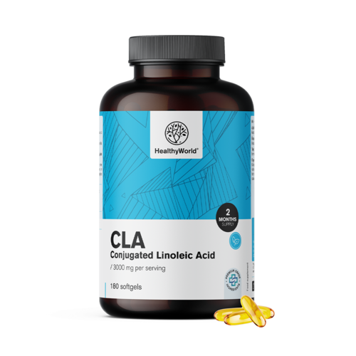 CLA 3000 mg – konjugált linolsav, 180 lágy kapszula