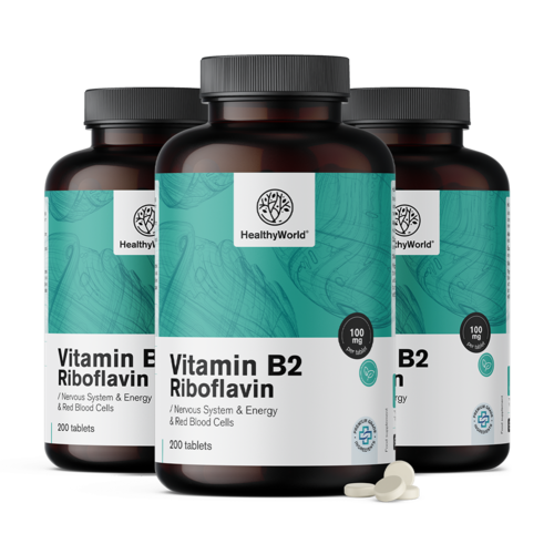 3x B2-vitamin – riboflavin 100 mg, összesen 600 tabletta