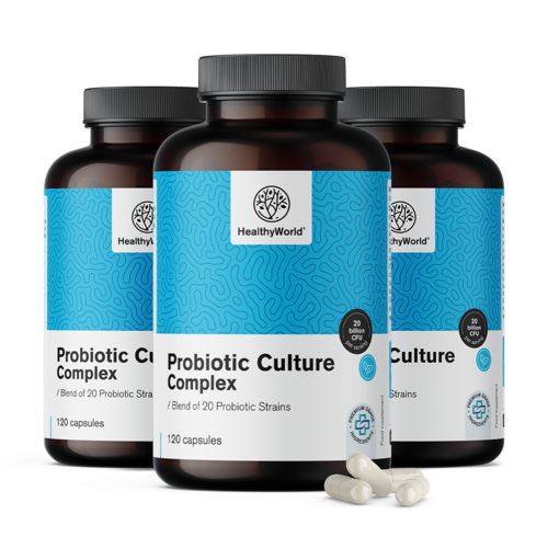 3x Probiotic Culture - mikrobiológiai kultúra komplex, összesen 360 kapszula