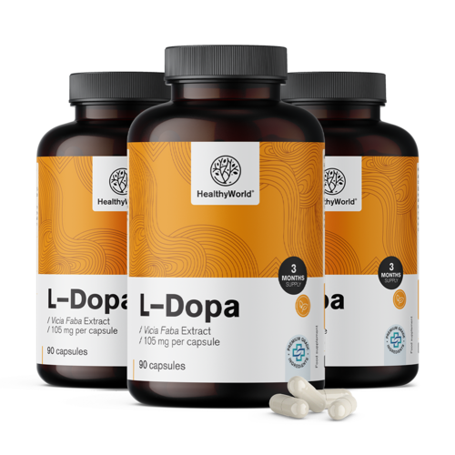 3x L-dopa 105 mg – lóbab kivonatból, összesen 270 kapszula