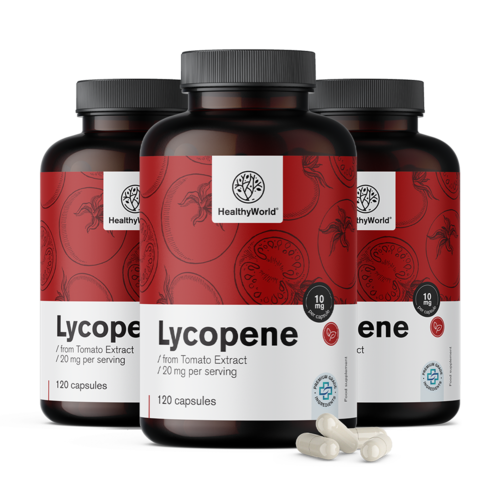 3x Likopin 10 mg - paradicsom kivonatból, összesen 360 kapszula