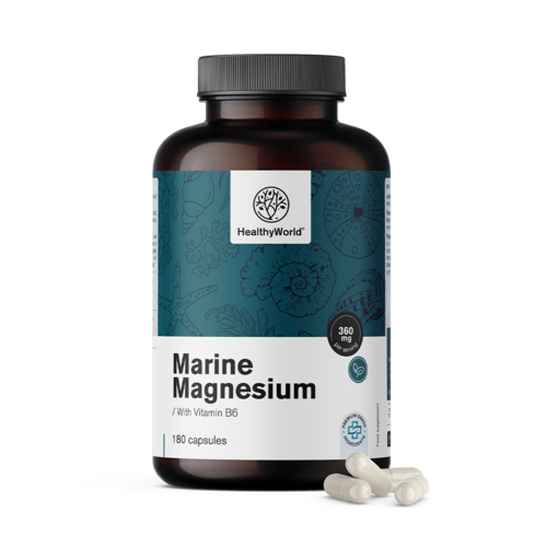 Tengeri magnézium 360 mg, 180 kapszula