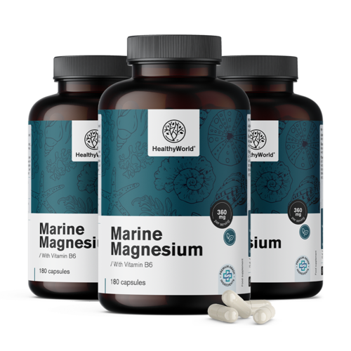 3x Tengeri magnézium 360 mg, összesen 540 kapszula