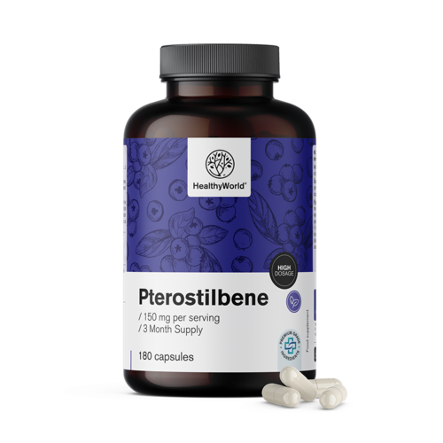 Pterosztilbén 150 mg, 180 kapszula